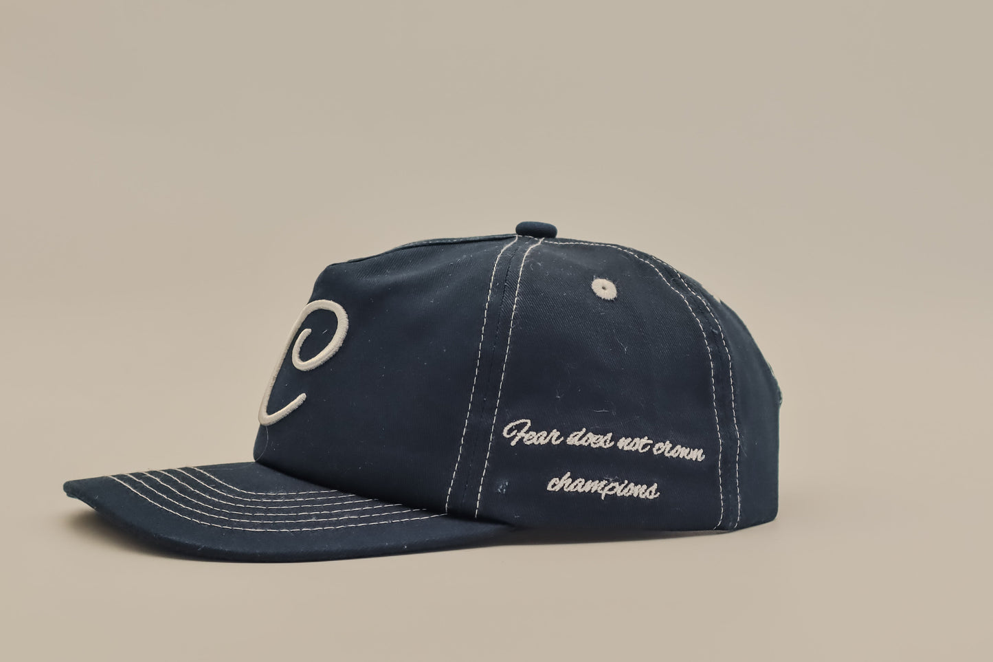 Crowned unstructured Champions cap